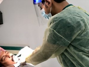إقامة حملة توعوية بصحة الفم والاسنان بالتعاون مع مركز طب الاسنان التخصصي برفحاء خلال فترة من 28-29 أكتوبر 2020م بعيادات السكر برفحاء